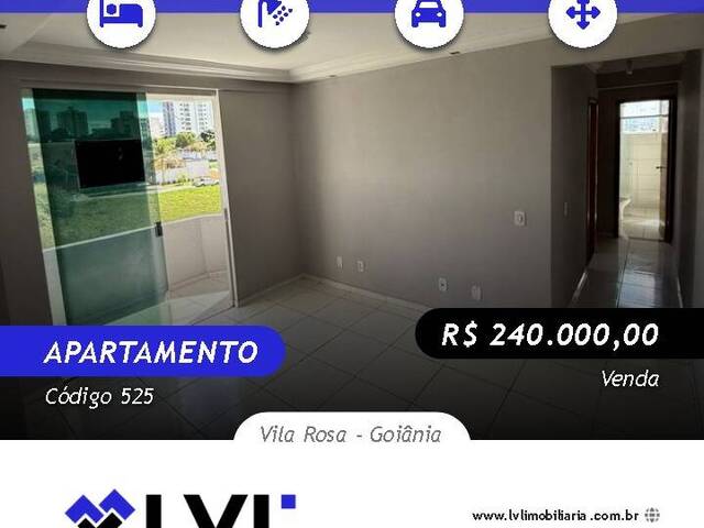 #525 - Apartamento para Venda em Goiânia - GO - 1