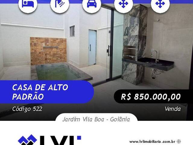 #522 - Casa para Venda em Goiânia - GO - 1