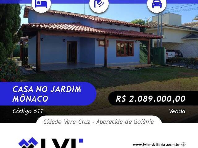 #511 - Casa para Venda em Aparecida de Goiânia - GO - 1