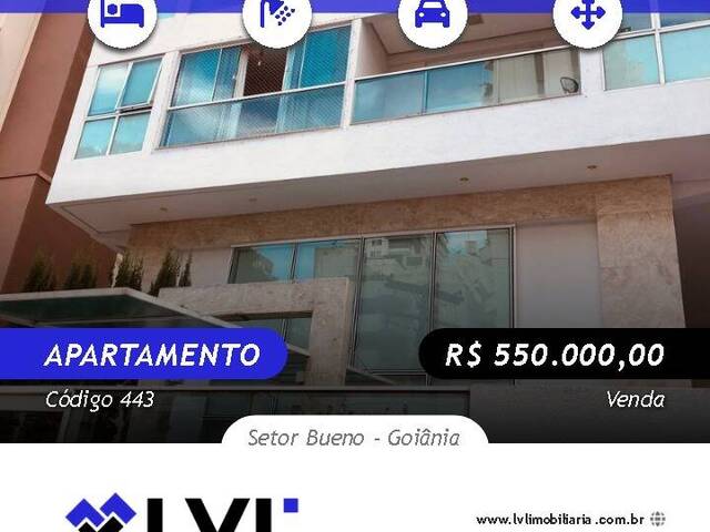 #443 - Apartamento para Venda em Goiânia - GO - 1