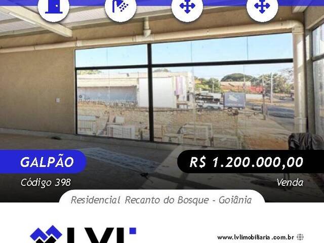 #398 - Galpão para Venda em Goiânia - GO - 1