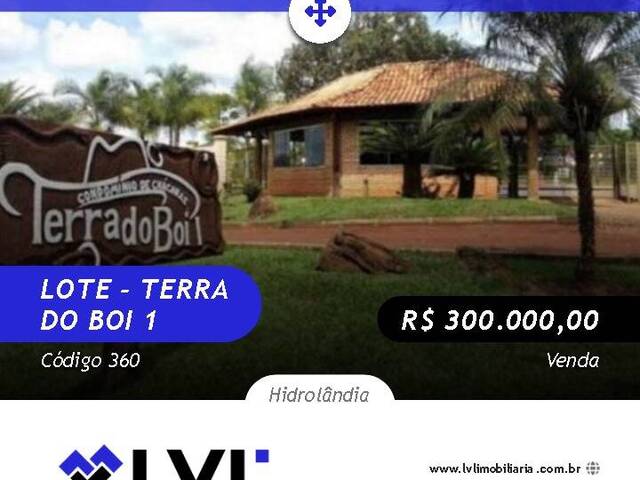 #360 - Chácara para Venda em Hidrolândia - GO - 1