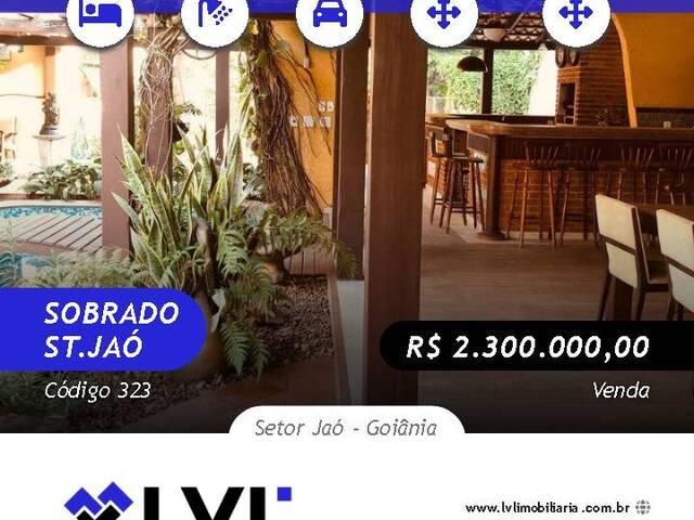 #323 - Sobrado para Venda em Goiânia - GO - 1