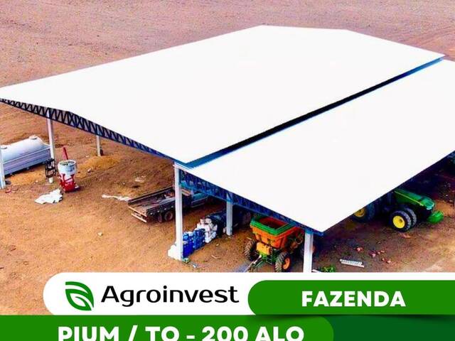 #495 - Fazenda para Venda em Pium - TO - 1