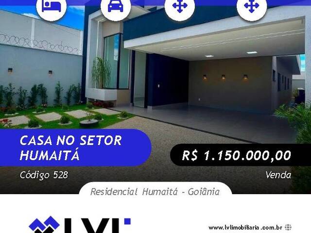 #528 - Casa para Venda em Goiânia - GO - 1