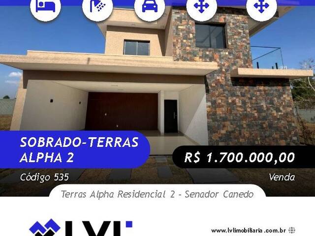 #535 - Sobrado para Venda em Senador Canedo - GO - 1