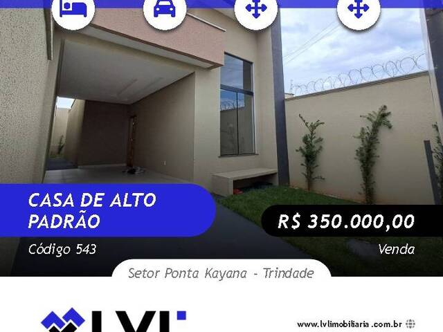 #543 - Casa para Venda em Trindade - GO - 1