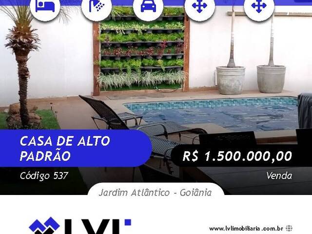 #537 - Casa para Venda em Goiânia - GO - 1