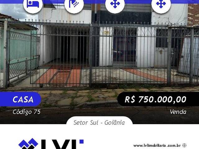 #75 - Casa para Venda em Goiânia - GO - 1