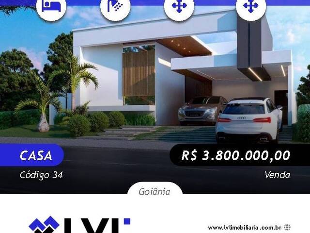 #34 - Casa para Venda em Goiânia - GO - 1