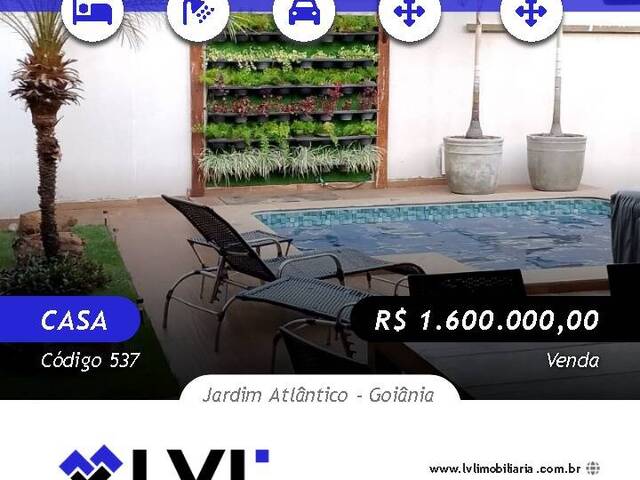 #537 - Casa para Venda em Goiânia - GO - 1
