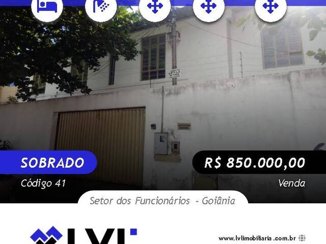#41 - Sobrado para Venda em Goiânia - GO - 1