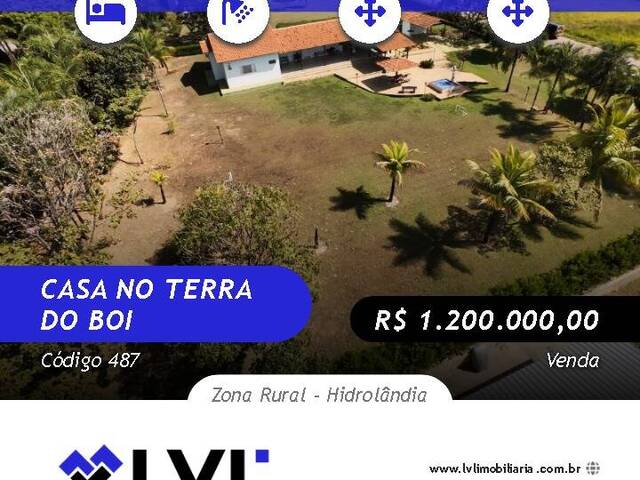 #487 - Casa para Venda em Hidrolândia - GO - 1