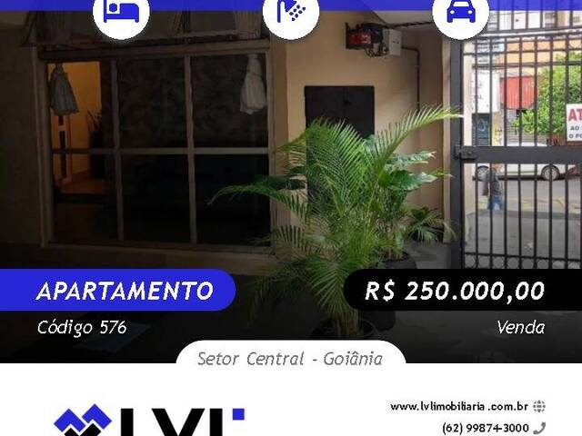 #576 - Apartamento para Venda em Goiânia - GO - 1